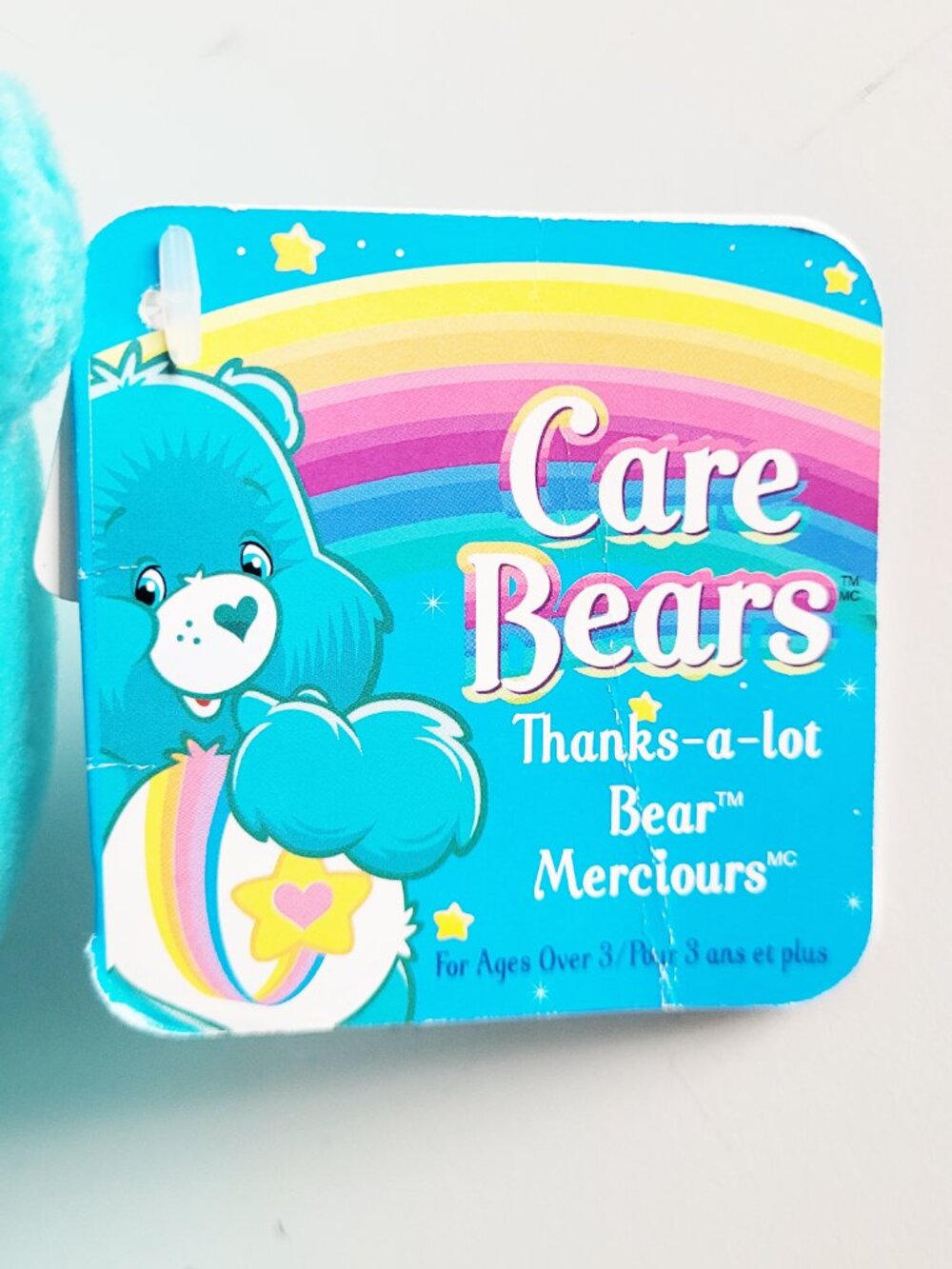 Care Bears 2003 Thanks-a-Lot Rainbow Star Heart 8" Fun Size Bear - Picture 5 of 5